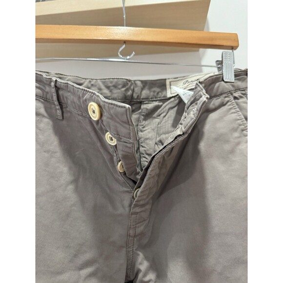 Pence Mens 46 (S) Gray Straight Leg With love 16th edit. Pool Pants Chino Italy - Picture 3 of 10